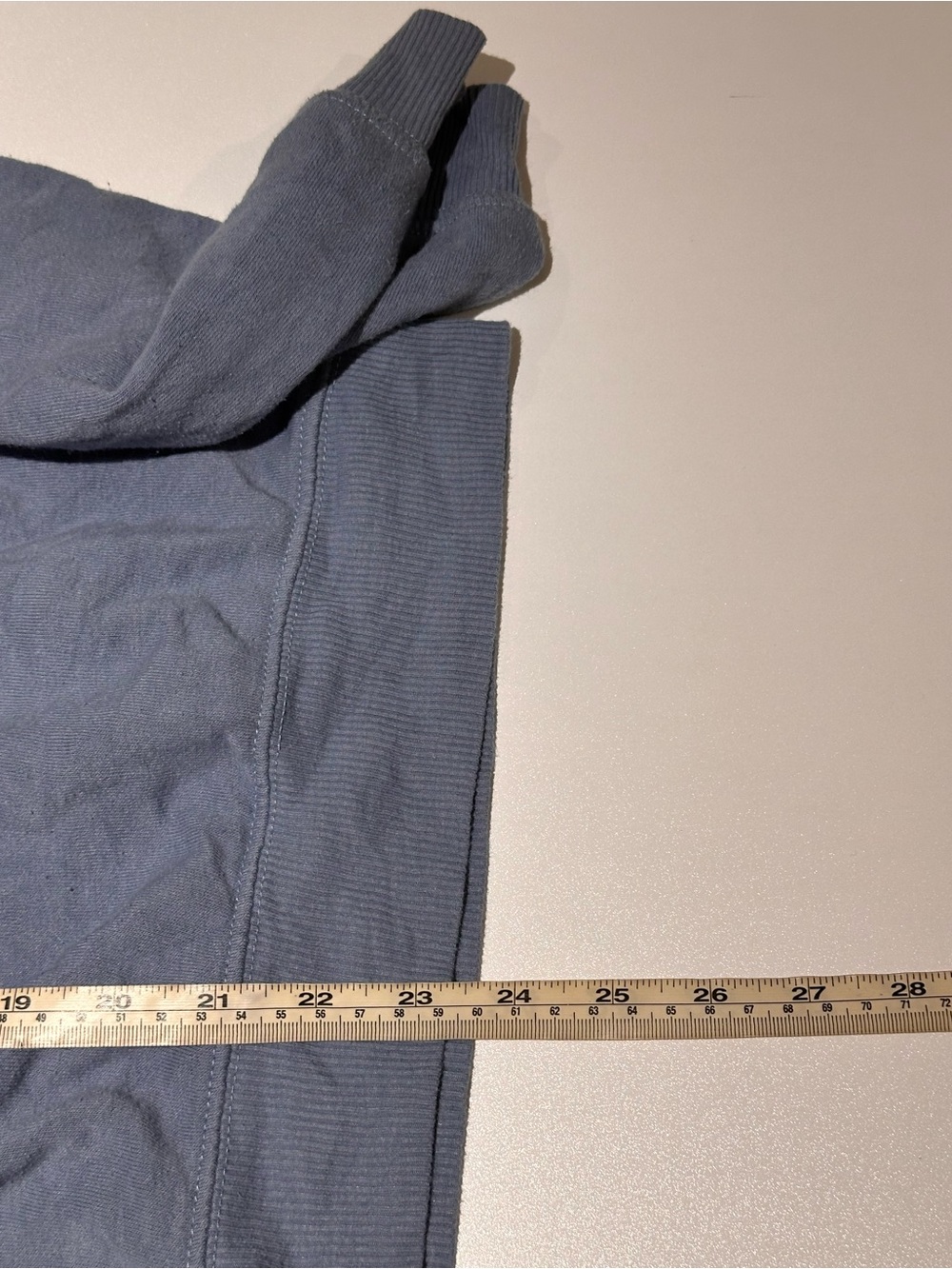 FRIENDS Slate Blue Crewneck with Multicolor Skyline Graphic - Picture 6 of 7